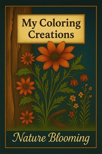Do you love flowers this book is full of beautiful pictures to bring out your creativity. My Coloring Creations welcomes you to explore vibrant scenes, connect with nature and animals in a whole new way. https://a.co/d/di56s52 | My Coloring Creations