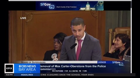 SF Police Commission vice president voted out by board of supervisors