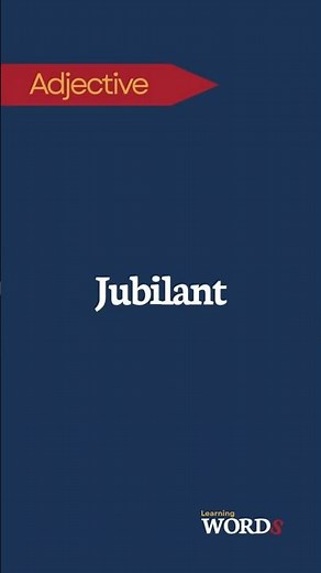 Jubilant | Feeling or expressing great happiness