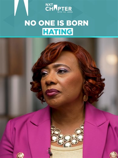 Prejudice is learned behavior--but if we can learn to hate, we can also unlearn it. Watch the full episode with Bernice King now on NXT Chapter Podcast YouTube, and listen on iHeart or wherever you stream your podcasts. #TDJakes #NXTChapter #BerniceKing