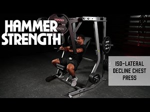 Iso-Lateral Decline Chest Press - Plate Loaded - Hammer Strength