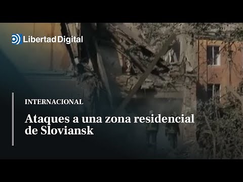 Guerra en Ucrania: Al menos tres desaparecidos en dos bombardeos militares rusos en Sloviansk