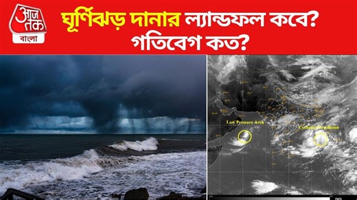 Cyclone Dana Speed: ঘূর্ণিঝড় 'দানা' আসছে, বাংলায় কবে ল্যান্ডফল-কত স্পিড-কতটা তাণ্ডব? রইল LIVE ট্র্যাকারের লিঙ্ক