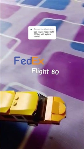 FedEx 80 recreation with Lego An-178