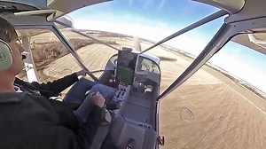 Flying the Zenith STOL CH 750 Super Duty this afternoon from a soybean field. Stunning visibility! Check out the view and tight turn at the end of the video. What do you think of the unpanel display? | Zenith Aircraft