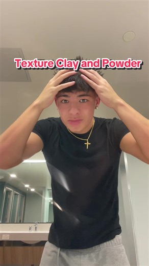 Texture Clay and Powder for Hair Styling