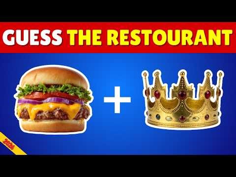 Can You Guess the Restaurant by Emoji? 🍔🍕| Ultimate Restaurant Emoji Challenge 🍔