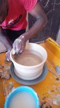 Making a large bowl on the pottery wheel is never just about size #ofysmithpottery #DIY #ceramics