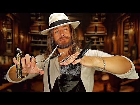 ASMR The Most RELAXING Barbershop REAL Haircut & Shave Doesn't Exis...