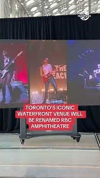Toronto Waterfront venue to be renamed RBC Amphitheatre 🔥 #Toronto