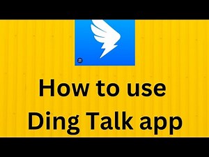 How to use DingTalk App || #Native #English #school