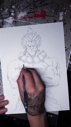 Akuma Phase 1 Penciling Process