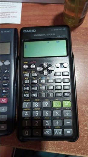Haciendo el unboxing de mi nueva Casio FX 570ES PLUS
