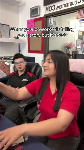 Time to go, sorry😅 #funny #workhumor #countertops