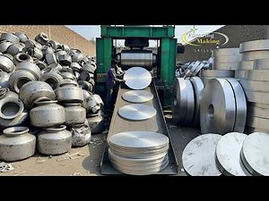 Amazing Aluminum Recycling Process Into Make Millions of Dollar New Materials. Aluminium Factory