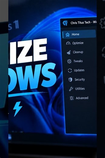 How to Use Chris Titus Tech Tool to Optimize and Debloat Windows 11 and 10⚡#christitustool