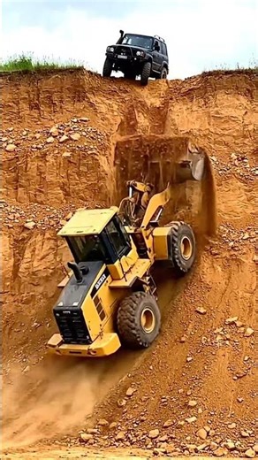 Massive Excavators & Dump Trucks: Heavy Earthmoving Action! 🏗️