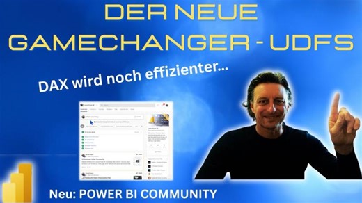NEUER GAMECHANGER: UDFs (User defined Functions) - Lässige Zeitersparnis für DAX | Bernd Brandl