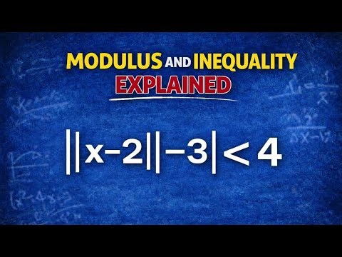 How to Solve Modulus Inequalities | Let's Learn Together