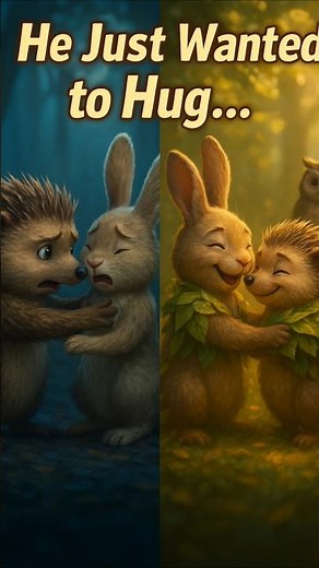 The Hedgehog Who Hugged and loved--- motivational animal short story # moral lesson story