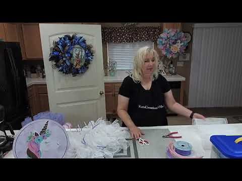 How to Make a DIY Unicorn Wreath Making Tutorial