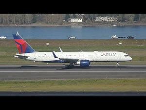 *8 Hours Late* Delta Air Lines Boeing 757-2Q8 [N704X] Takeoff from PDX