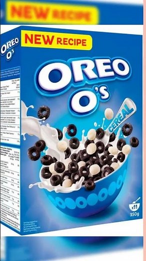 Oreo O's Cereal 350g - Chocolate Flavor Breakfast Cereal