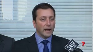 Police were outnumbered by angry taxi drivers outside the Victorian parliament as they protested against ride-sharing service Uber. MORE: http://yhoo.it/1rDJ2K4 #7News | 7NEWS Melbourne