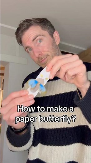 How to make a paper butterfly