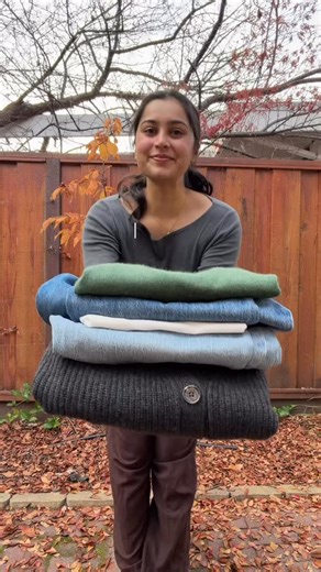 tanupa • lifestyle & beauty on Instagram: "as someone who freezes in the office these cashmere sweaters have been amazing for me bc they r so lightweight yet warm :) @onequince @madewell @rothys @aritzia #winter #stylingguide #sweaterweather #fits #winterwear #sanfranciscoinfluencer"