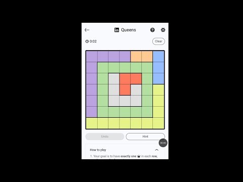Linkedin Queens Answer | Linkedin Queens #659 | Linkedin Queens 659 Solution linkedin queens game