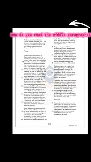 Effective Strategies for Reading Middle Paragraphs