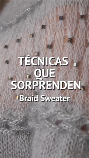 Pope knits on Instagram: "✨ ¡Hola! ✨ Mi patrón Braid Sweater ya está a la venta 🟣 40% OFF SOLO POR LAS PRIMERAS 24 HORAS 🟣 En este patrón aprenderás dos técnicas muy características de mi diseño: • Trenzas 3D creadas con i-cord • Cómo insertar una mostacilla en tres puntos Es un diseño pensado para disfrutar el proceso, el detalle y cada puntada 💜 Además, para este 2026, creé una nueva línea editorial para mis patrones, donde sumé más interactividad. 👉 Todos los íconos y textos en lila subra