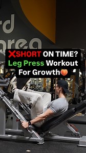 ❌SHORT ON TIME? Give this a shot on the leg press! #legpressmachine #workoutroutine #gluteworkout #formtips #legdayworkout #lowerbodyworkout #legpressworkout #weightloss #fatlossjourney | Tanner Weiler
