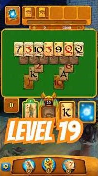 Pyramid Solitaire Saga Level 19 #pyramid #solitaire #shorts #gameplay #nocommentarygameplay #fyp