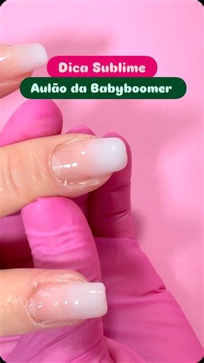Jéssica Freitas. Aquela sem mimimi 🛎️ | Babyboomer #unhas #babybommer #nailart #dicasdeunhasbr #nailarttutorial | Instagram