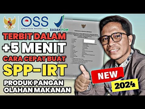 TERBARU ✅ CARA MEMBUAT IZIN SPP-IRT DI OSS RBA ✅ Panduan Lengkap Step By Step ✅ +5 Menit Terbit 👍
