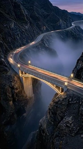 This bridge was built in an impossible place 😳 - Engineering at the edge of impossible