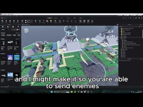 My First Roblox TDS Game in progress!