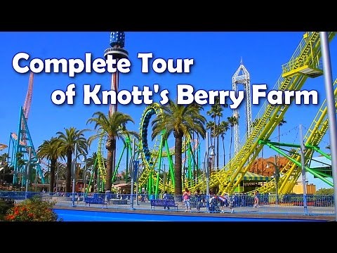 [HD] Complete Tour of Knott's Berry Farm - America's 1st Theme Park