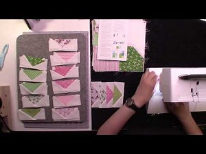 Calico Cats Quilt Step 4 - Making the Flying Geese