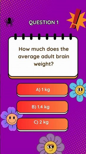 Brain Facts part 1 | trivia challenge