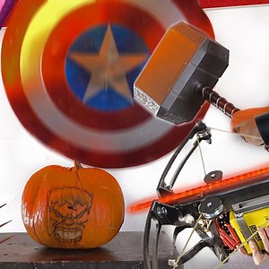 ULTIMATE PUMPKIN DESTRUCTION W/ CRAZY WEAPONS! | The Hacksmith