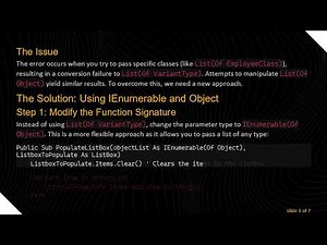 How to Pass a List to a Function as a Parameter in VB.NET