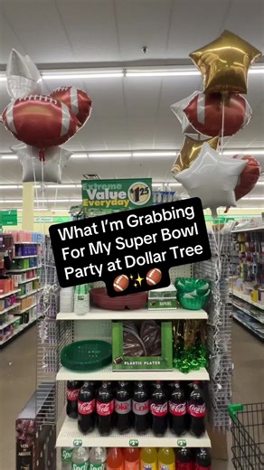 Super Bowl Party Decor Ideas from Dollar Tree