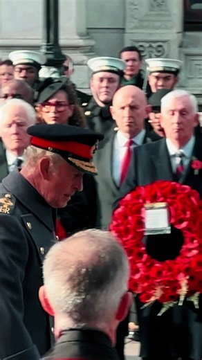 King Charles Commemorates Remembrance Day at Cenotaph