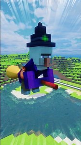 Witch Accidentally Dropped a Potion #shorts #minecraft #minecraftanimation