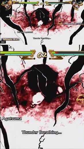 Zenitsu's Thunder Clap Attack! #demonslayer #tanjiro #hinokamichronicles #anime #manga #lightning