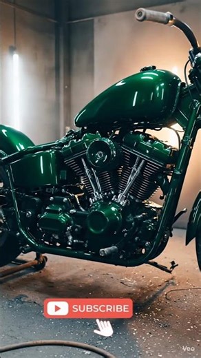 Custom British 🍏 Café Racer #viral