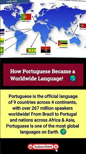 How Portuguese Became a Worldwide Language! 🇵🇹🌎